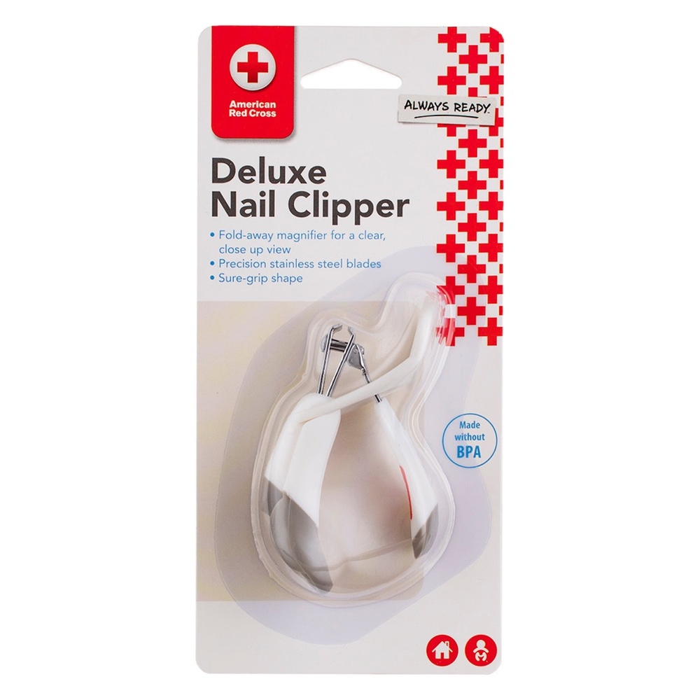 American Red Cross Deluxe Nail Clipper with Magnifier